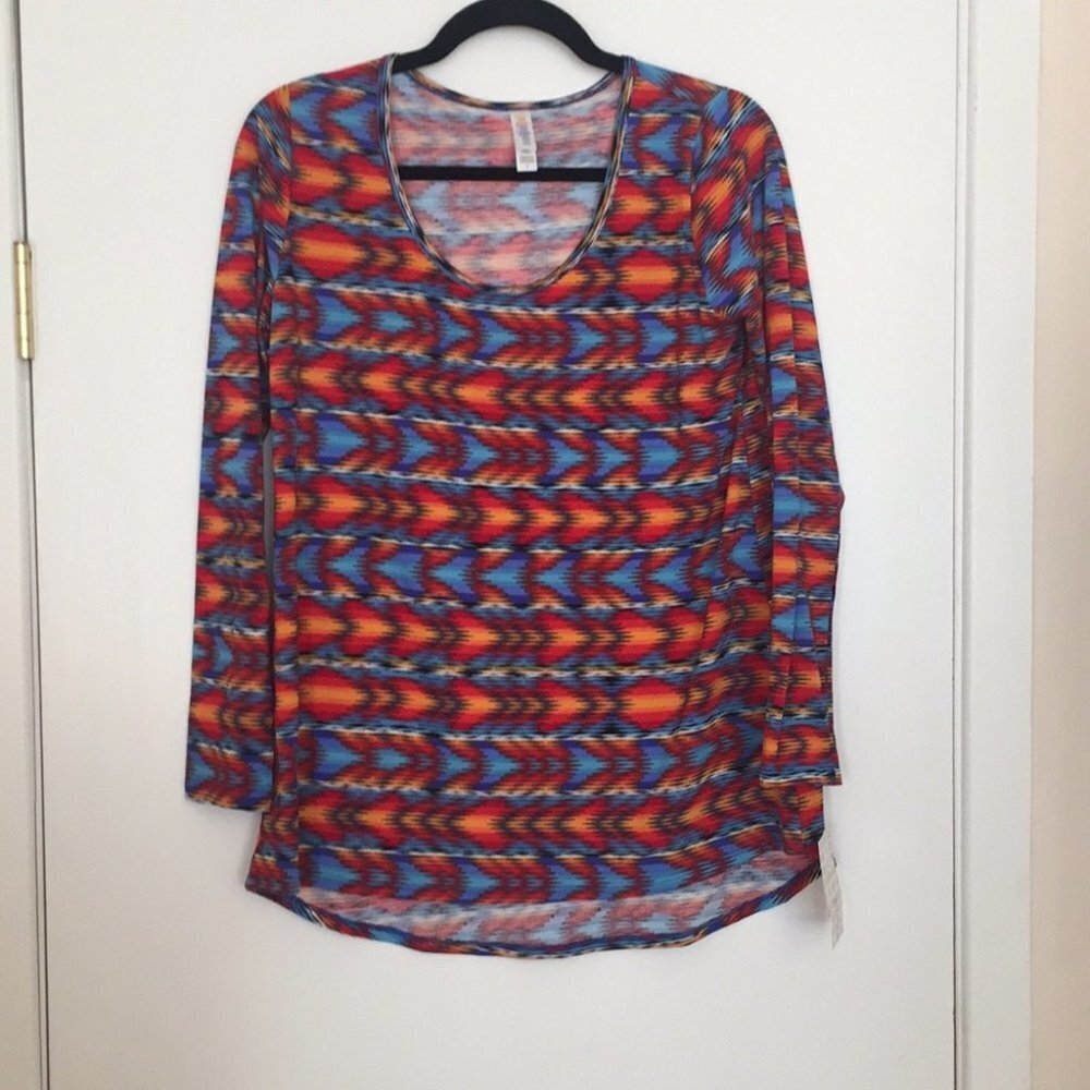S LuLaRoe Lynnae Shirt H05 1234